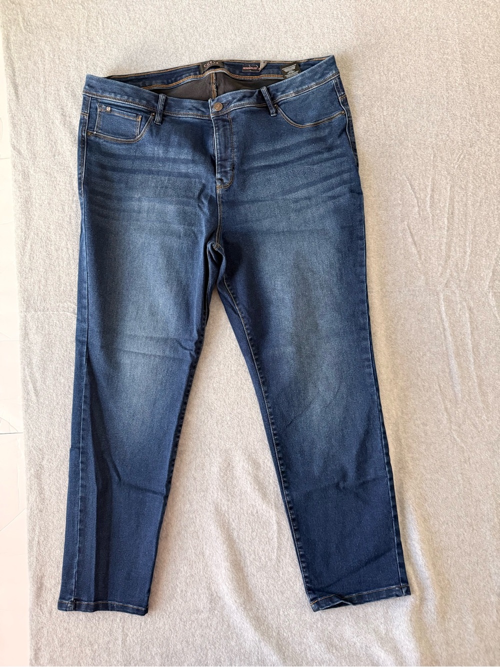 Curve Appeal Minimalist Jegging Dark Wash Skinny Jeans Size 16/33